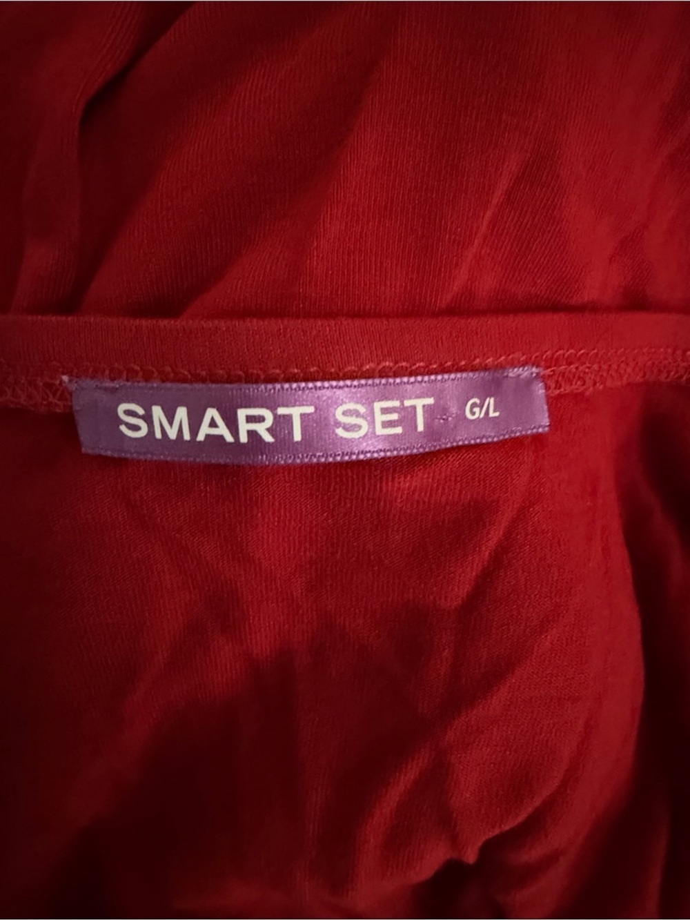 Smart Set Red Beaded Ruffle Camisole - Picture 5 of 6